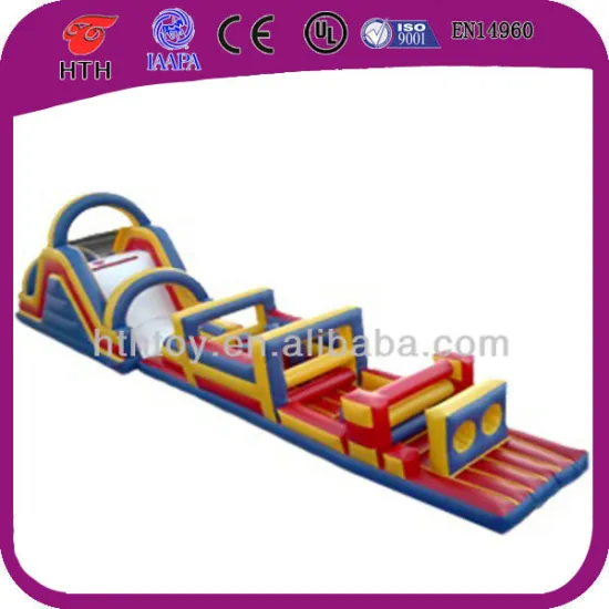 Giant inflatable water obstacle course for kids and adult