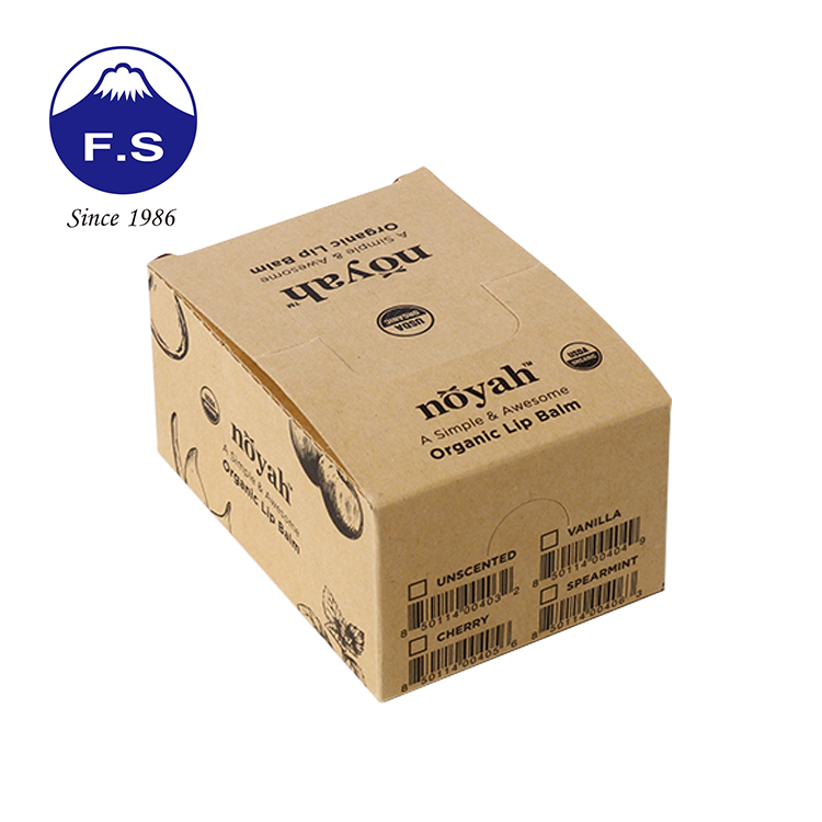 Cosmetic Product Package Recycled Kraft Paper Box