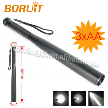 Boruit EFL0811 Aluminium Self-defense Stick LED Flashlight