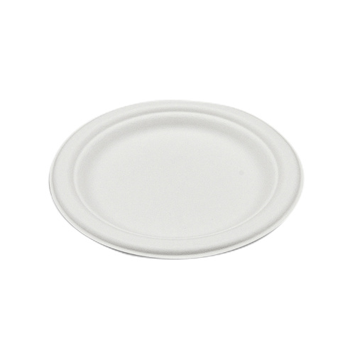 Zuckerbagasse runde Partyplatte Bagasse Einwegplatten