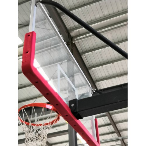 Glass Backboard with Height Adjustment