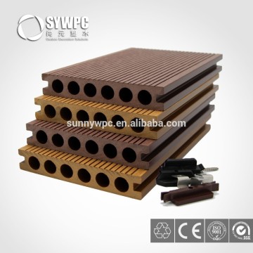 Waterproof WPC Decking PE Composite Decking, 140H25B, Colorful Decking with Accessories