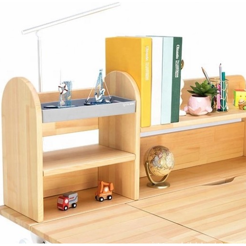 China Children furniture sets kids table study desk with bookshelf Supplier