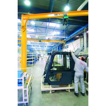 500kg στήλη-τοποθετημένη jib crane