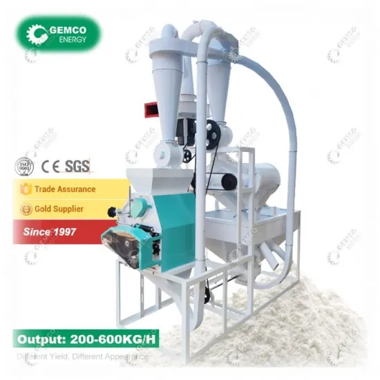 High Efficiency ISO 9001 Coconut Commercial Rice Flour Mill Machine for Tapioca and Yam Crushing