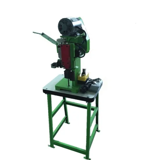 China-Made Semi-Automatic Zipper Bottom Stop Assemble Machine