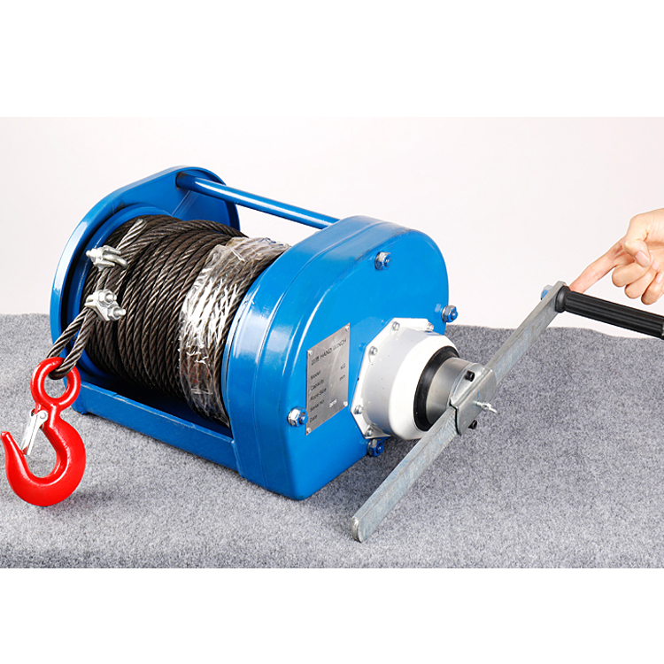 1ton heavy duty manual hand winch with brake