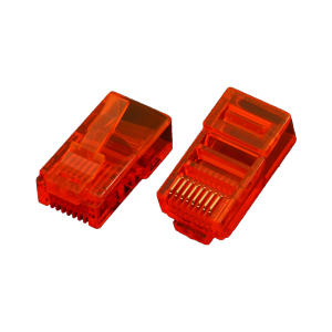 Colorido conector RJ45 macho