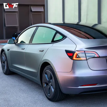 Matte Capri Grayish Purple Color Change PPF