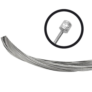150cm stainless steel slick front gear cable