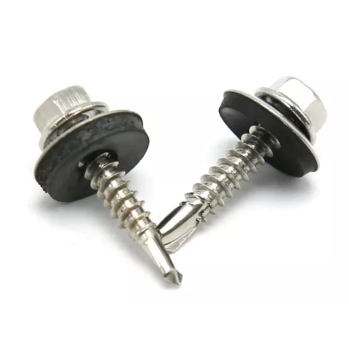 External hex washer head self drilling screw