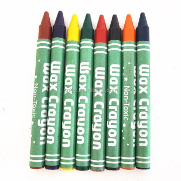 8*90mm Crayon 8 Warna Crayon Kualitas Tinggi Kids Non Beracun Lilin Krayon