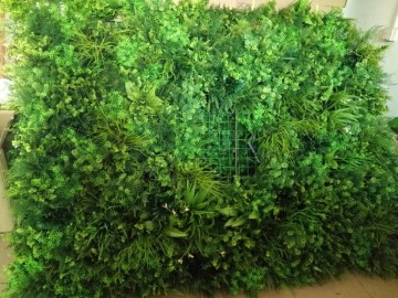 Large factory artificial green wall plants wall