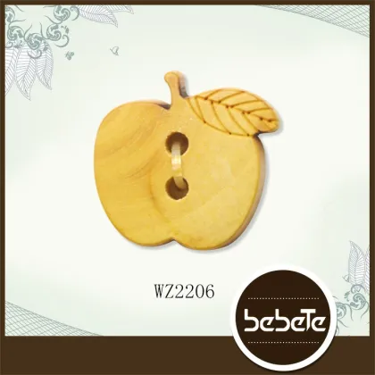 fancy apple shaped engraving clothing buttons