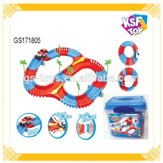 Battery Operated Track Car Toy For Kids Railway Car Toy