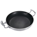 Keluli tahan karat Binaural Nonstick Pan