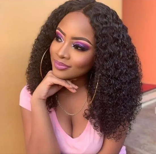 Wholesale Peruvian Hd Frontal Full Lace Blonde 613 Virgin Hair Deep Wave Curly Short Natural Human Hair Lace Front Bob Wigs