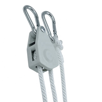 150lbs Heavy Duty White Body Rope Ratchet Tie Down Straps for 1/4 Kayak and Canoe Bow Securement