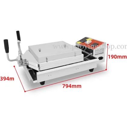 Electric Japanese Tako Senbei Non-Stick Machine for Commercial Use: 110V and 220V Compatibility