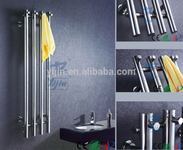 304 Straight Hot Water Heated Towel Rack Radiator Chromed Hydronic Water Rail Warmer HZ-W-14