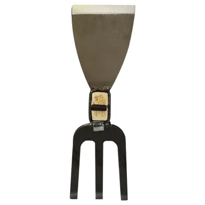 Wood Handle Carbon Steel Two-Way Hoe Rake 2-in-1 Garden Tool