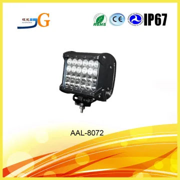 Newest 6.5" 72w led boat trailer lights quad row led light bars AAL-8072