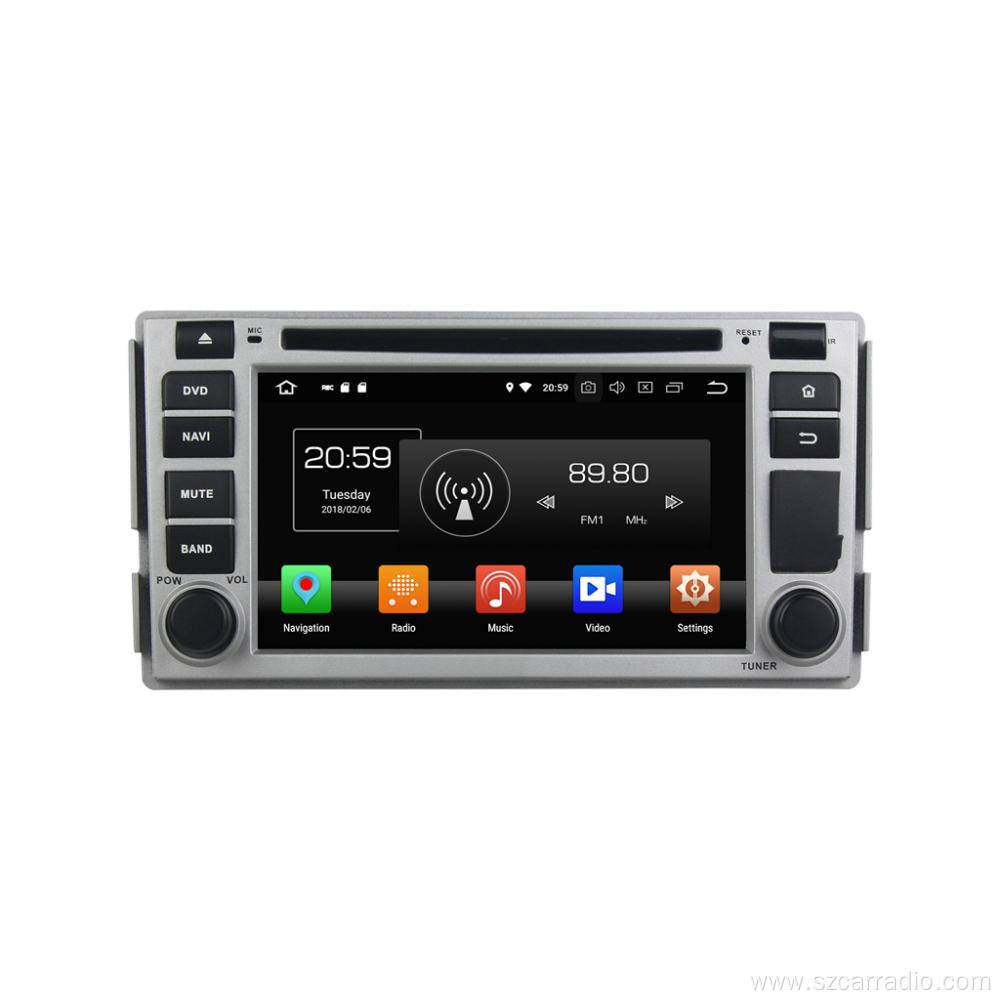 android car dvd player for Santa Fe 2005