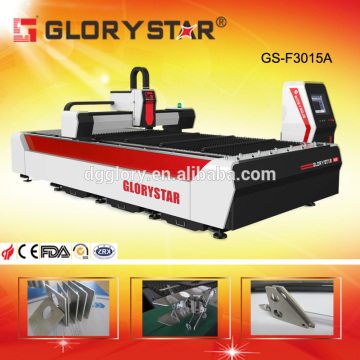 Dongguan GS-3015 500w 1kw 2kw CNC fiber optical laser metal cutting machine price for sheet metal processing