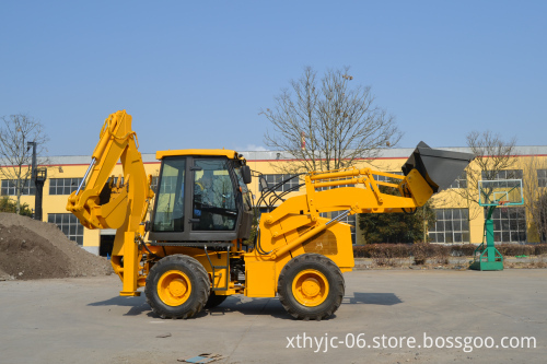 EPA Certified ISO Compliant HUAYA 4.2 4.5 5 Ton WZ Series Luxury Backhoe Excavator with Cab and Attachments