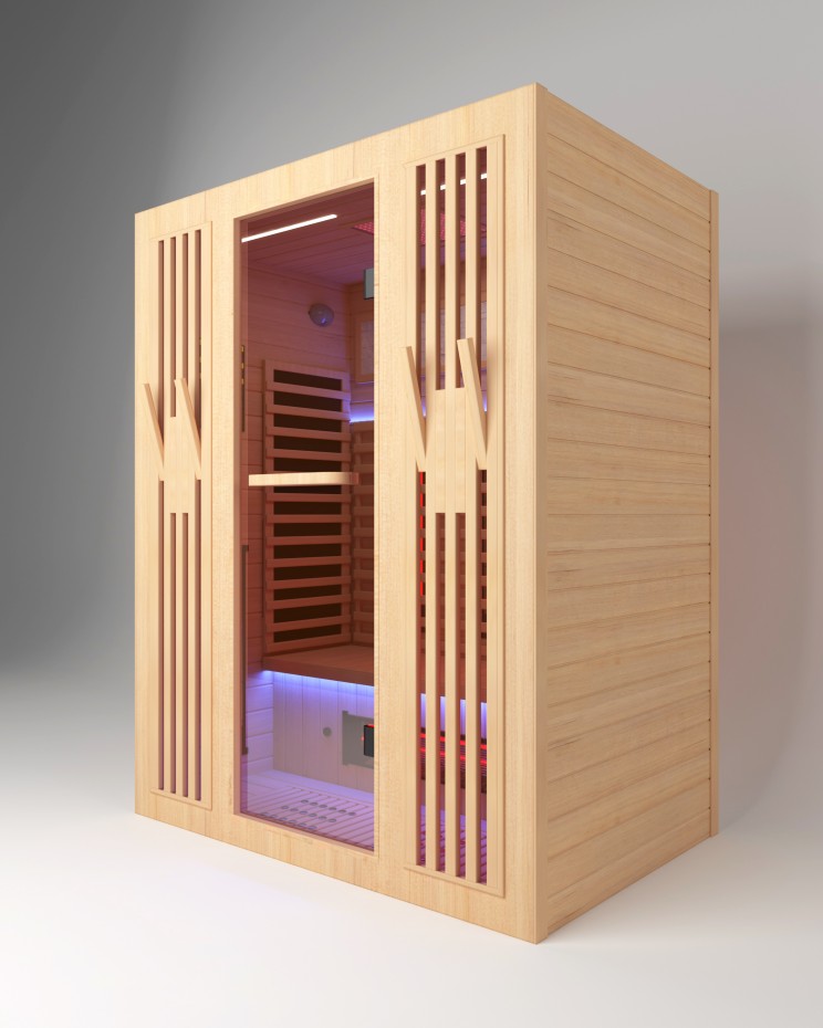 Infrared Home Sauna Room 3 Person Infrared Sauna