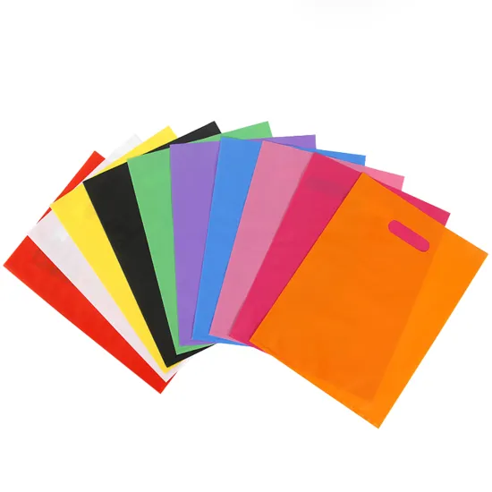 Wholesale Custom Printed Recyclable PE Plastic Shopping Bags for Business