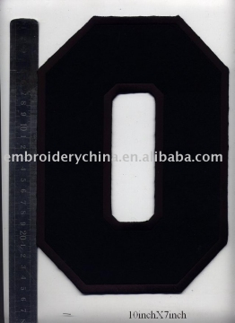 Embroidery Accessory - letter number for wearing apparel