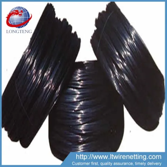 hot sale black iron wire 16 gauge / black annealed tie wire tensile strength