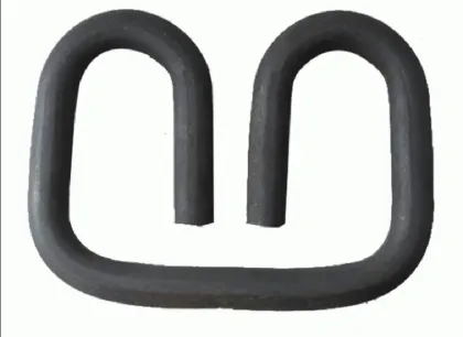 E type elastic rail mounting clip