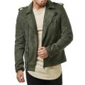 New Style Leather Men's Thick Coat