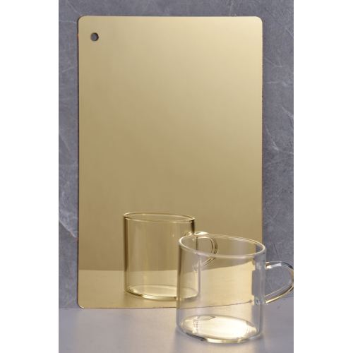 सोने का दर्पण ऐक्रेलिक शीट
