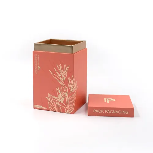 Embalaje de cartón de té de marca personalizado