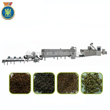 Continuous Automatic Extruded fish feed machine