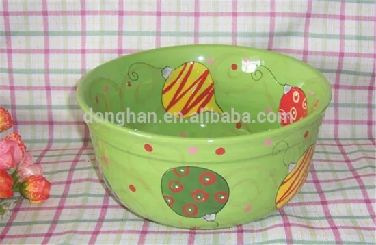 logo custom Color Glazed Bowl