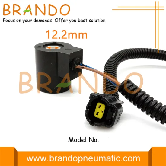 Daewoo Doosan Excavator Pump Electrical Parts Solenoid Coil