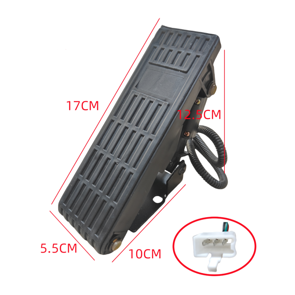 Carpet-type accelerator pedal