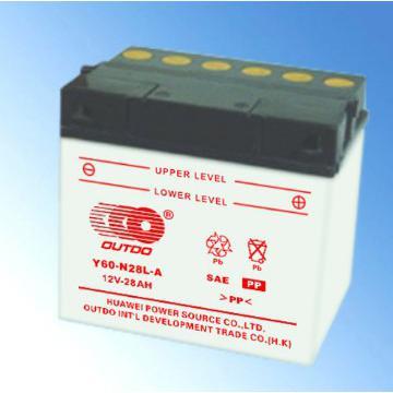 Motorcycle Battery with 12V Voltage and 28Ah Capa