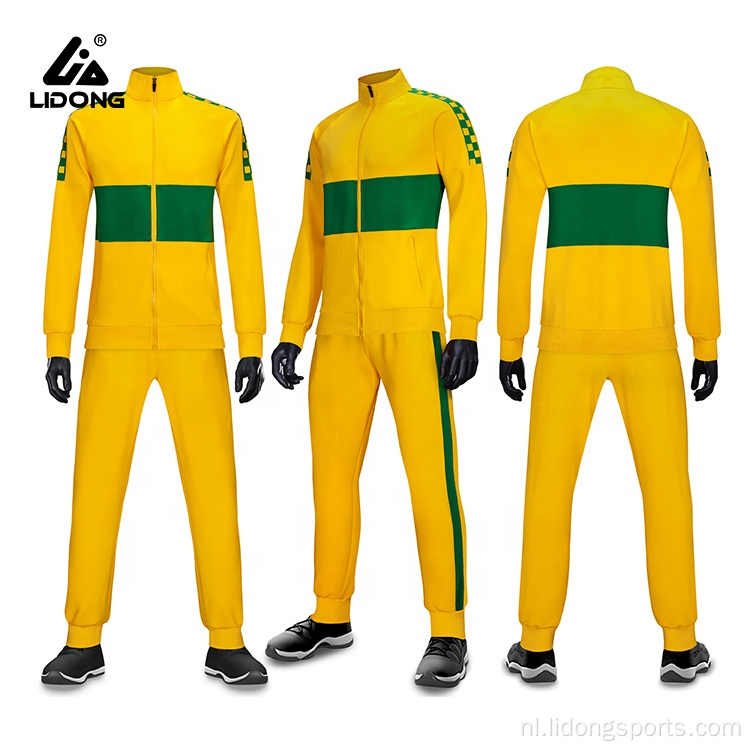 Sportkleding lopende gym polyester tracksuits sets