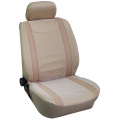Beige sandwich and single mesh car seat covers