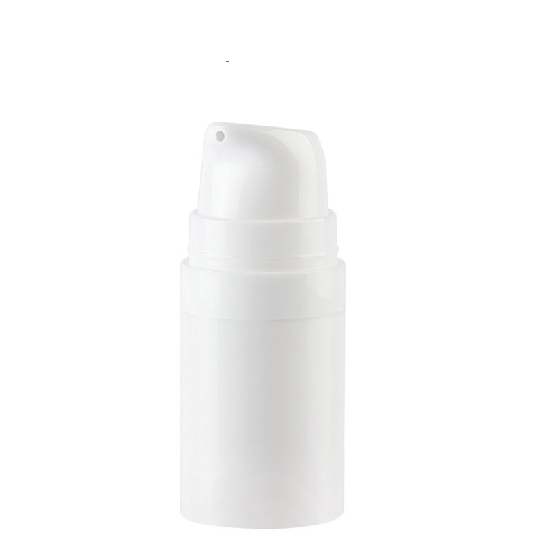 plastic pp white airless pump bottle