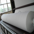 Road construction geotextile fabric retaining wall