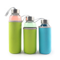 150ml-1000ml Sports Glass Water Bottle com tampa