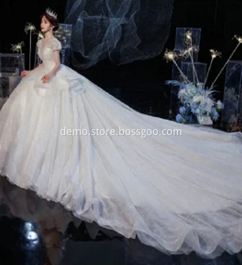 Sweep Train Wedding Dress