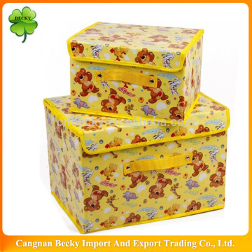 Classical design useful foldable fabric jewellery storage boxes