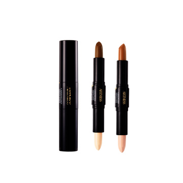 Double Head Concealer Stick Pen Two colors Highlighter Concealer Makeup Contour Foundation Stick
